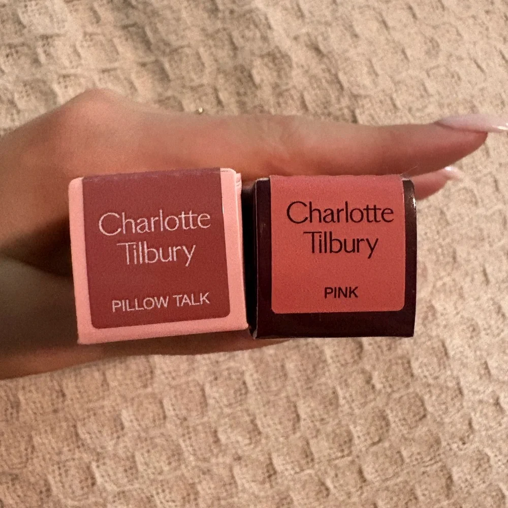 Charlotte Tilbury Pillow Talk Beauty Blush Wand and Pink Beauty Light Wand - Picture 2 of 5